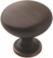 Cabinet Knob,10 Pack, Oil Rubbed Bronze 1-1/4 inDi