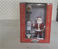 Amoco holiday gas pump, Santa Claus boxed set