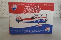 Pepsi Cola Stearman Bi-Plane bank