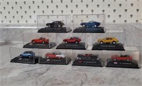 Miniature car collectibles (9)
