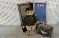 Texaco plush teddy bear