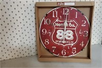 Decorative Motor Oil wall clock