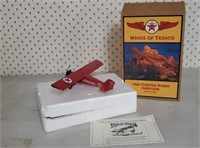 Wings of Texaco 1929 Curtiss Robin Airplane bank