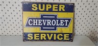 Chevrolet Super Service sign