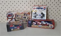 Pepsi Cola toys, 
Floor flyer train set,