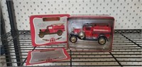 Sinclair Model A Pumper toy fire truck in tin