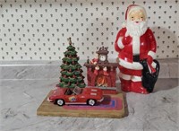 Vintage Santa Claus, holiday display
