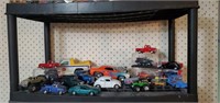 Shelf of assorted toys