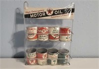Texaco Motor Oil display