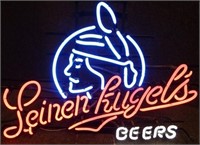 Leinenkugel's Indian Maiden Neon Beer Light / Sign