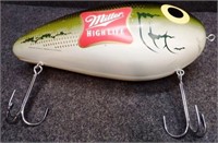 2002 Giant Miller High Life Beer Rapala Lure Sign