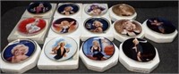 (13) Marilyn Monroe Porcelain Collector Plates