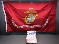 FLAG: Quality Dettra Flag - "U.S. Marines"