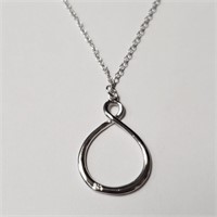 Sterling Silver Necklace Pendant w/ Chain SJC