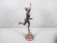 Contemporary Bronze Mercury Sculpture