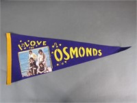 "The Osmonds" Photo Pennant, 1970s