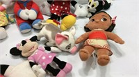 8 Disney Plush Dolls And Animals K14D