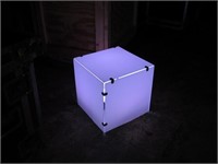 GLOW FURNITURE LOT- 4 ROADCASES, MAKES CUBES, HIGH