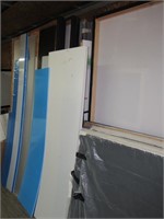 STAGING PANELS, RELATED BRACKETS, WHITE SILHOUETTE