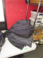LOT OF BLACK TABLE CLOTHS