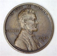 1924-D Lincoln Cent Fine F