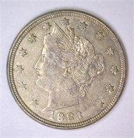 1883 Liberty Head Nickel No Cents Var. AU