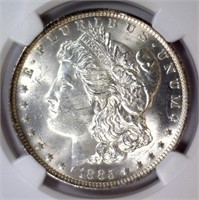 1885-O Morgan Silver $1 NGC MS63
