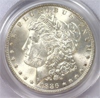 1886 Morgan Silver $1 PCGS MS62