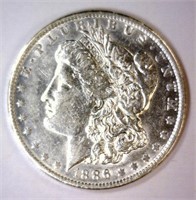 1886-O Morgan Silver $1 About Uncirculated AU