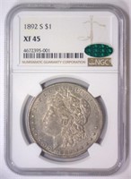 1892-S Morgan Silver $1 NGC XF45 CAC