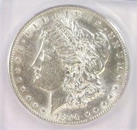 1894-S Morgan Silver $1 ICG MS60