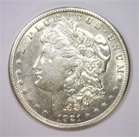 1921-S Morgan Silver $1 About Uncirculated AU