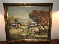 Original Oil Painting Signed V. Wols