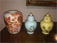 Collection of Porcelain Ginger Jars