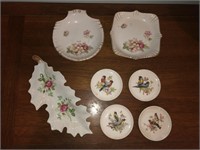 Vintage Porcelain Trinket Dishes & Coasters