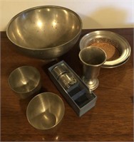 Collection of Stieff & Jefferson Pewter Items