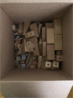 Vintage Collection of Children's Wood Blocks