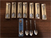 Vintage Decorative Silver Spoon Collection