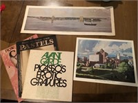 Vintage Poster Prints & How To Draw Books