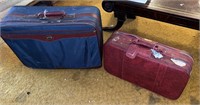 Assorted Canvas & Vinyl Suitcases
