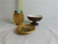 VASE, PLATE, BOWL