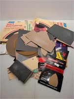 Assorted sand paper