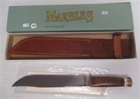 New in box Marbles benchmade dagger with sheath.