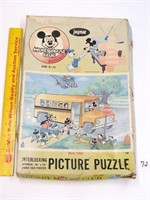 Vintage Walt Disney Mickey Mouse Club puzzle by