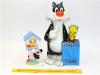 Vintage Looney Tunes Sylvester & Tweety Bird