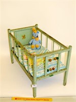 Vintage dollbed made by Happi-Time, Sears Roebuck
