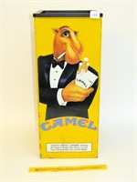 Joe Camel metal foldable ashtray/stand-Hard Pack;