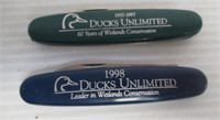 (2) Ducks Unlimited Imperial pocket knives.