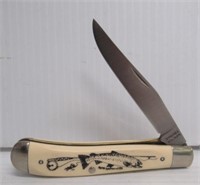 Schrade single 3.25" blade pocket knife.