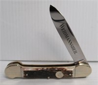 Weidmannsheil single 3.5" blade pocket knife.